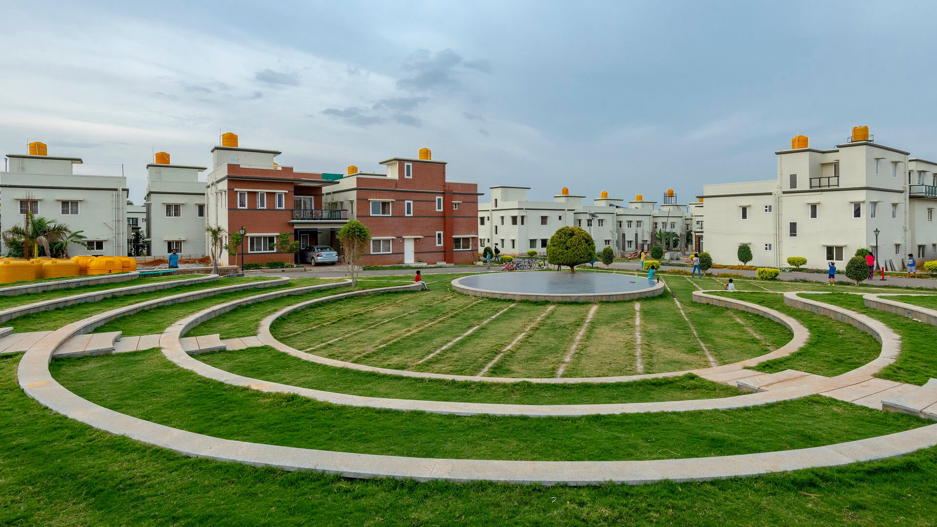 frontview,skylitconstruction,villas in sarjapur